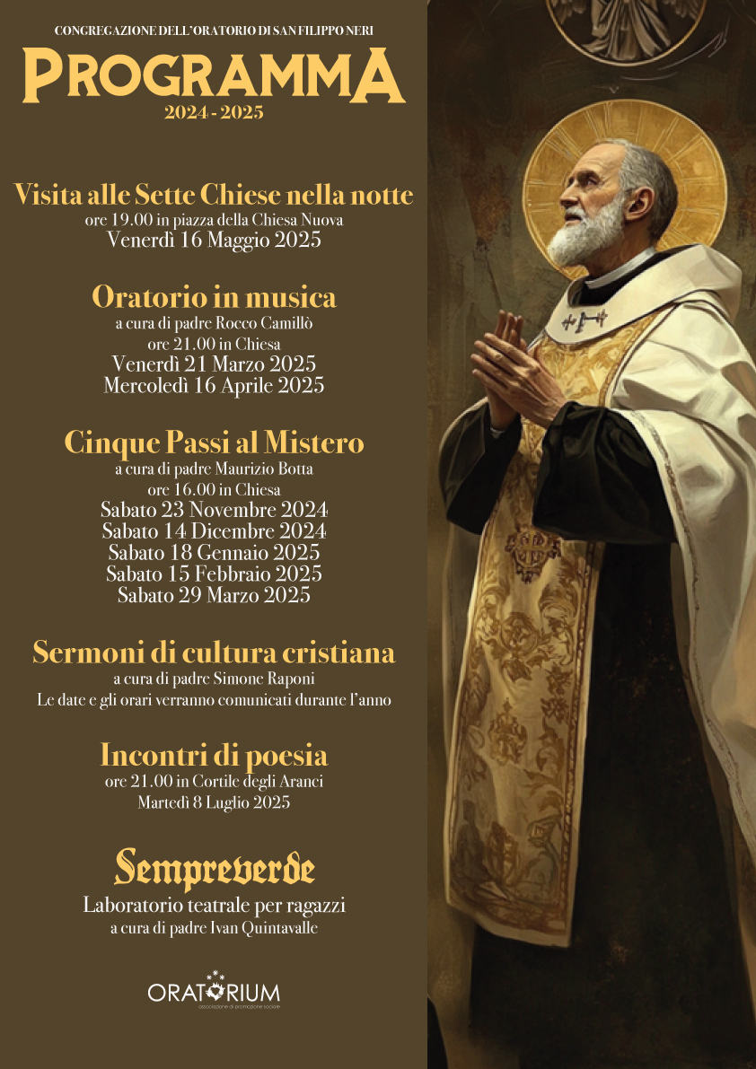 Oratorio 2024-25 Programma